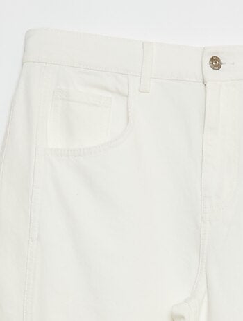 Pantalon denim coupe ballon
