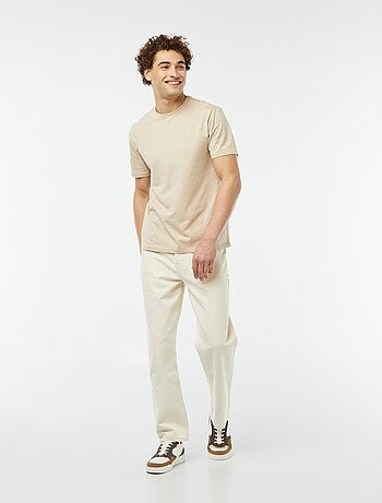 Pantalon denim coupe relaxed
