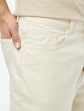 Pantalon denim coupe relaxed