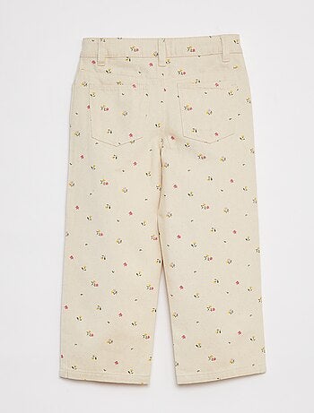 Pantalon denim cropped