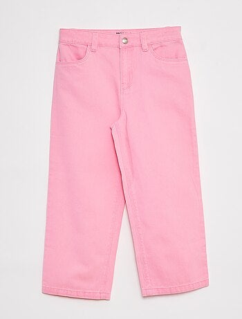 Pantalon denim cropped