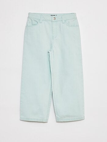 Pantalon denim cropped