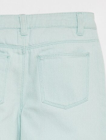 Pantalon denim cropped
