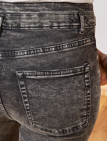 Pantalon denim délavé - Kiabi