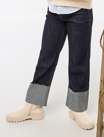 Pantalon denim effet destroy