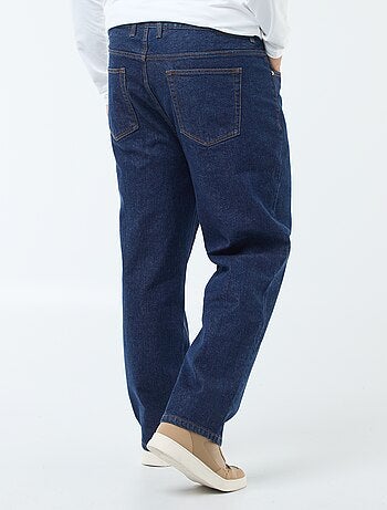 Pantalon denim fit relaxed 5 poches