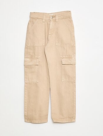 Pantalon denim multipoches