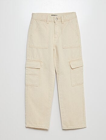 Pantalon denim multipoches
