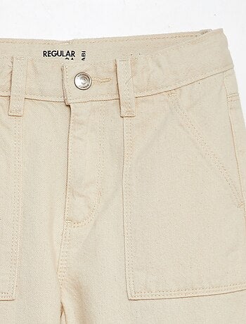 Pantalon denim multipoches