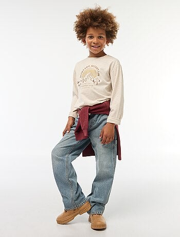 Pantalon denim relaxed fit