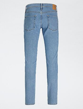 Pantalon denim slim 'JJrebel' en coton