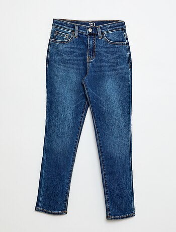 Pantalon denim stretch fit slim en coton