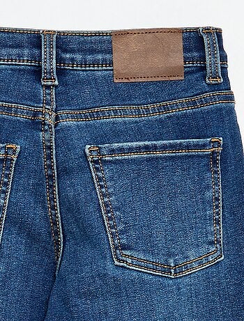Pantalon denim stretch fit slim en coton