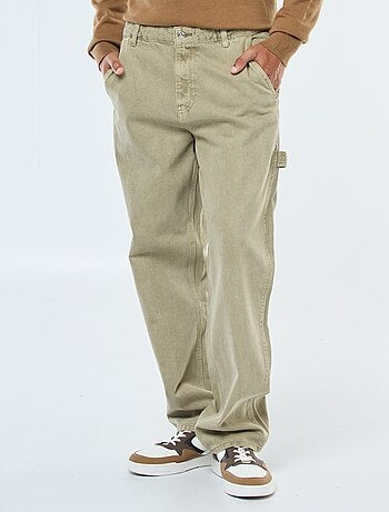 Pantalon denim style Carpenter