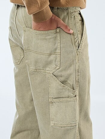 Pantalon denim style Carpenter
