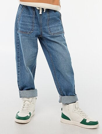 Pantalon denim style jogging