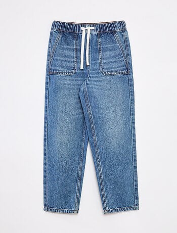 Pantalon denim style jogging