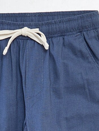 Pantalon droit chino avec cordon
