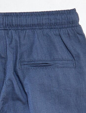 Pantalon droit chino avec cordon