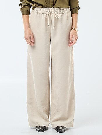 Pantalon droit en velours 'JDY'