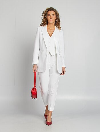Pantalon droit taille haute