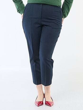 Pantalon droit taille haute