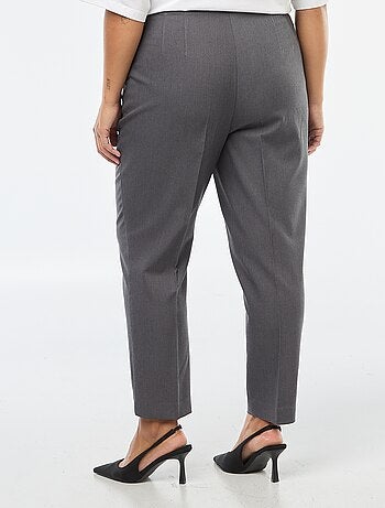 Pantalon droit taille haute