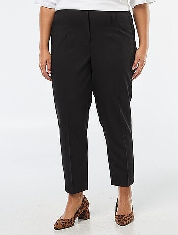 Pantalon droit taille haute
