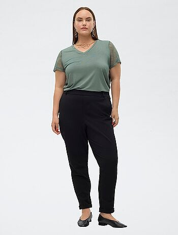 Pantalon droit uni