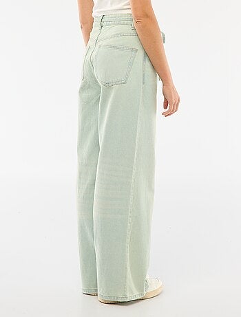 Pantalon en denim avec mini ceinture