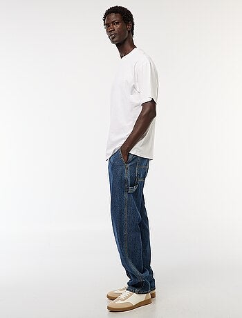 Pantalon en denim style Carpenter