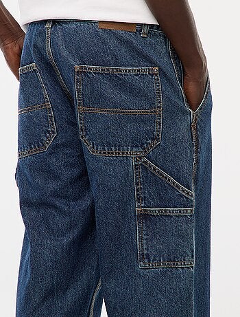 Pantalon en denim style Carpenter