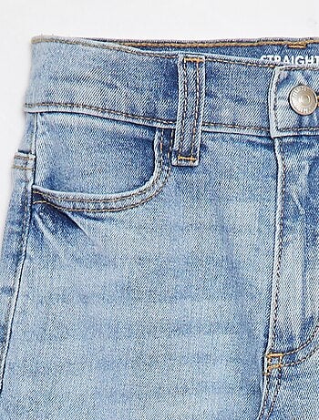 Pantalon en jean coupe droite - Coupe + ajustée
