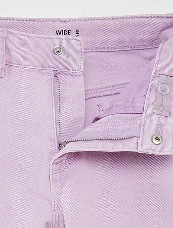 Pantalon en jean taille haute wide leg