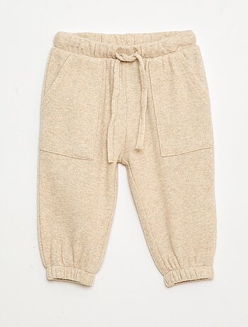 Pantalon en maille doudou