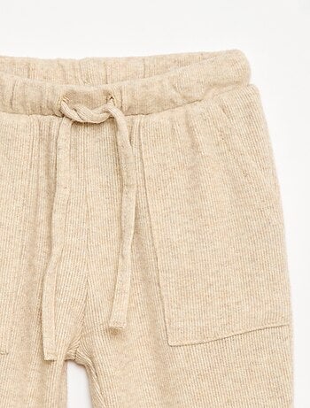 Pantalon en maille doudou