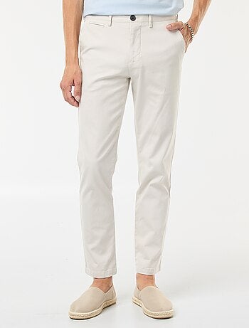 Pantalon en maille piquée uni