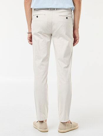 Pantalon en maille piquée uni