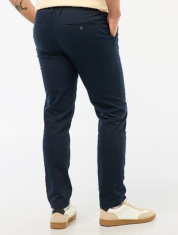 Pantalon en maille piquée uni