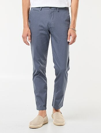 Pantalon en maille piquée uni