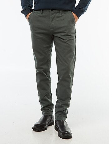 Pantalon en maille piquée uni