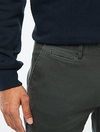 Pantalon en maille piquée uni