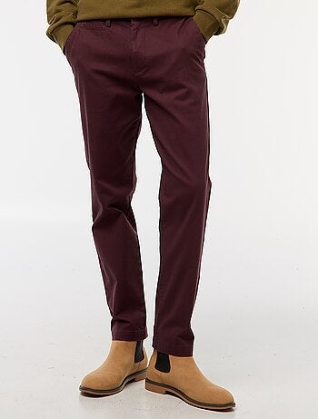 Pantalon en maille piquée uni