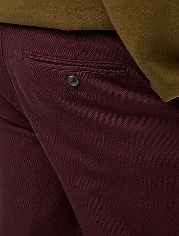 Pantalon en maille piquée uni