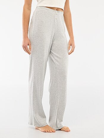 Pantalon en maille pointelle