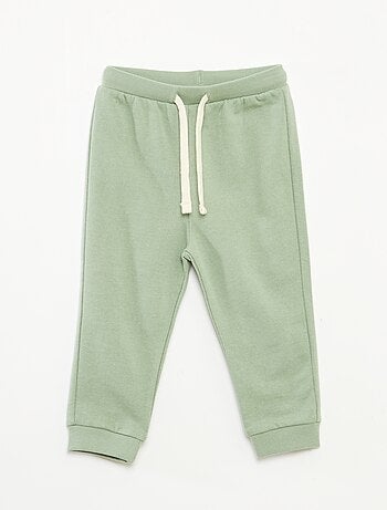 Pantalon en molleton léger avec taille élastiquée