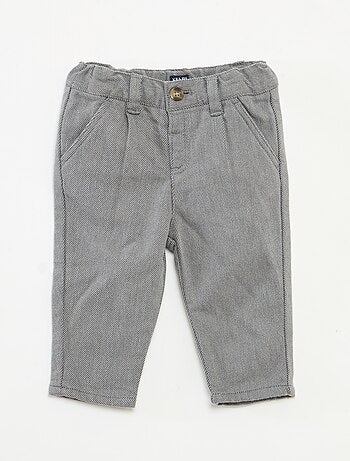 Pantalon en twill avec 2 vraies poches