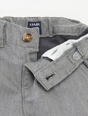 Pantalon en twill avec 2 vraies poches