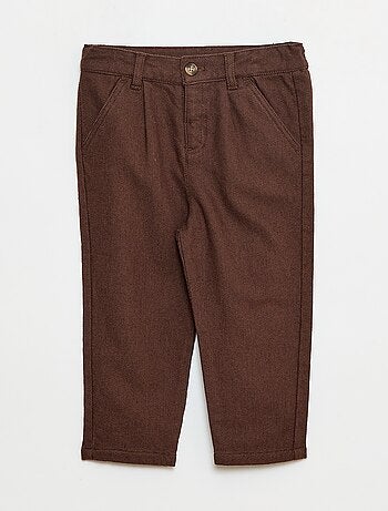 Pantalon en twill avec 2 vraies poches
