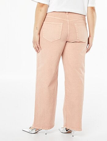 Pantalon en twill avec fine ceinture à nouer